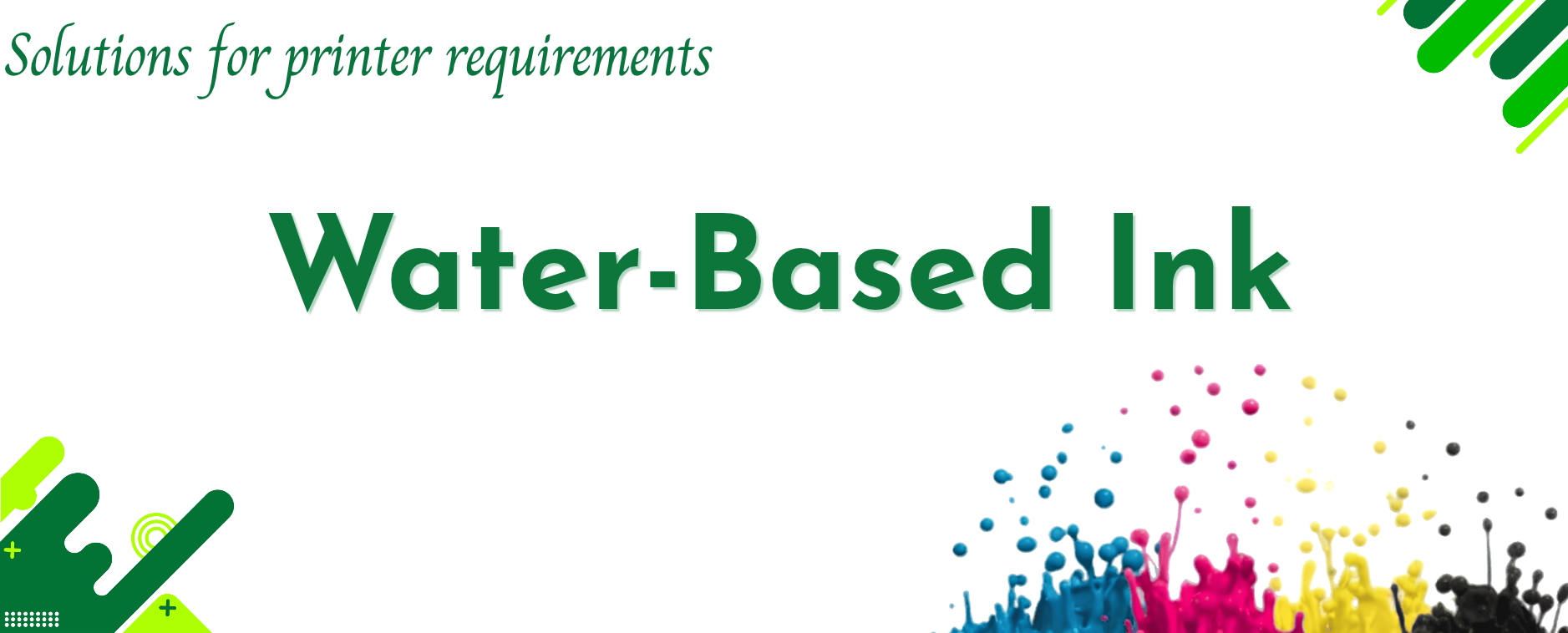 water based ink