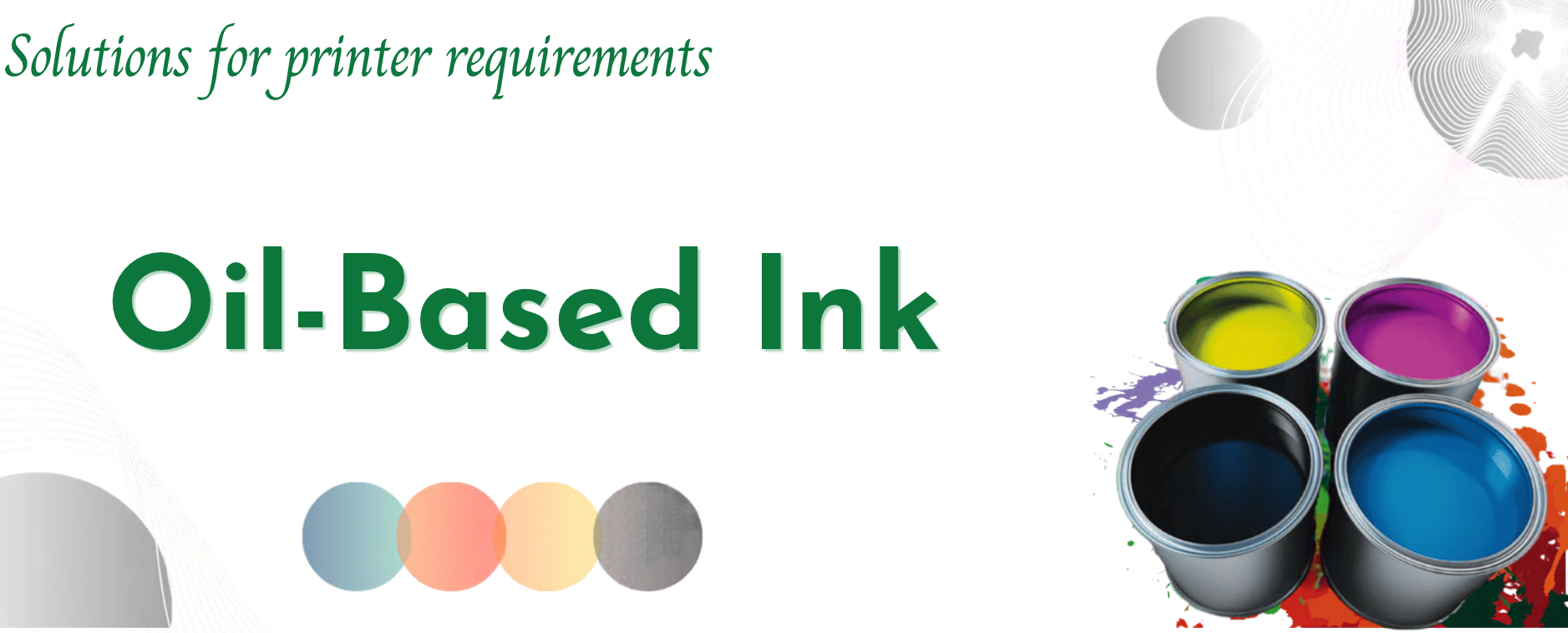 oil base inks